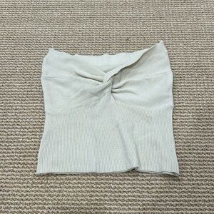 Twist Knit Tube Top